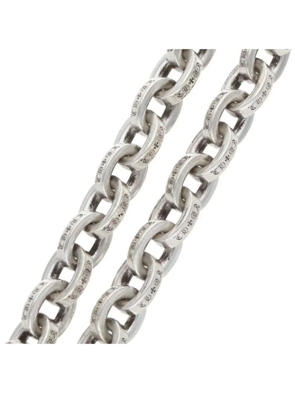 Chrome Hearts Large Paper Chn Chain Silver Bracelet